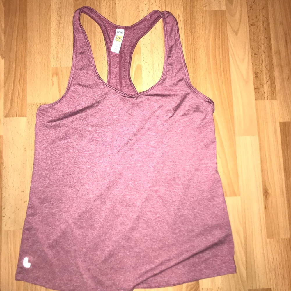 Racer back tank top workout